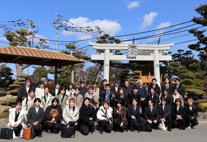 九州大学農学部食料科学工学科3年生の学生さん約40名の工場見学を実施しました3